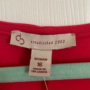 Womens red dress size 16 nwt from dress barn